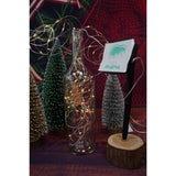 Instalatie Craciun, 10 metri, 100 de LED-uri, alb cald, cu energie solara, fir de cupru, liniar, interior/exterior, Vivimall - vivimall.ro