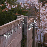 Instalatie Craciun, 15 M, 150 Led-Uri,Liniara, Alb Rece, 8 Jocuri De Lumini, Transformator, Interconectabila, Prelungitor 3 M Inclus, Fir
