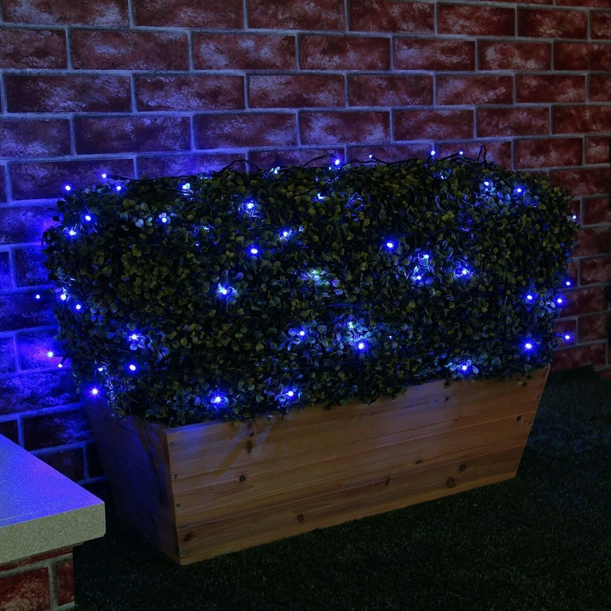 Instalatie Craciun, 20 M, 200 Led-Uri,Liniara, 8 Jocuri De Lumini, Transformator, Interconectabila, Prelungitor 5 M Inclus, Fir Verde