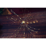 Instalatie Craciun, Vivimall, 200 LED-uri, Telecomanda 8 functii, Incarcare Solara, Explozie Fireworks, Fir Cupru, interior/exterior, Alb Cald - vivimall.ro