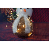 Instalatie Craciun, Liniara, 3 m, Baterii, 30 LED-uri, Alb Cald, Fir Cupru, Interior/Exterior, Vivimall - vivimall.ro