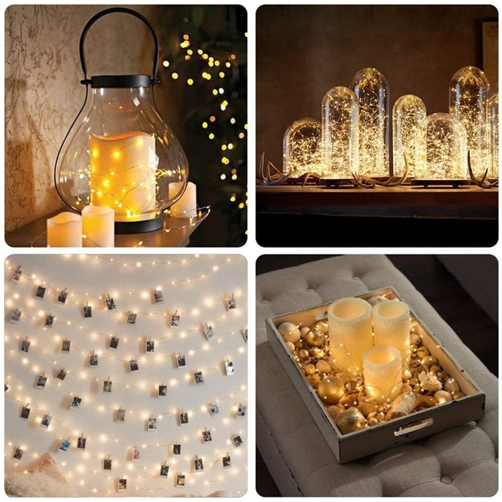 Instalatie Craciun, 30 m, 300 Led-uri, Liniara, Alb Cald, 8 jocuri de lumini, Transformator, Interconectabila, Prelungitor 5 m inclus, Fir Cupru, Flippy - vivimall.ro