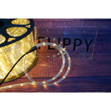 Instalatie Craciun, 32 m, 768 Led-uri ,Furtun Luminos, Alb cald, 8 jocuri de lumini, Transformator, Sectionabila, 220 V, Vivimall - vivimall.ro