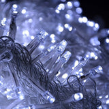 Instalatie Craciun, 39 M, 1133 Led-Uri,Franjuri, Alb Rece, Flash, Transformator, Interconectabila, Prelungitor 3 M Inclus, Fir