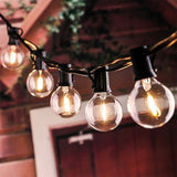 Instalatie Craciun, 5 M, 10 de LED-uri, alb-cald, model cu bulb, liniara, solara, interior/exterior, Vivimall - vivimall.ro