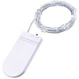 Instalatie Craciun, 5 metri, 50 LED-uri, Alb Rece, cu baterii, fir cupru, liniar, interior/exterior, Vivimall - vivimall.ro