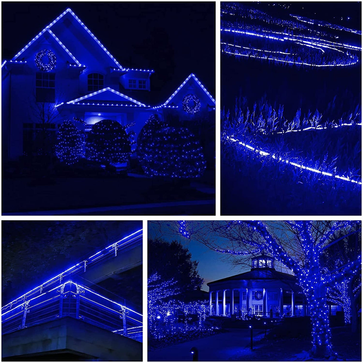 Instalatie Craciun, 70 M, 1680 Led-Uri, Furtun Luminos, Transformator, 8 Jocuri De Lumini, Sectionabila, 220 V