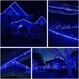 Instalatie Craciun, 70 M, 1680 Led-Uri, Furtun Luminos, Transformator, 8 Jocuri De Lumini, Sectionabila, 220 V