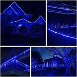 Instalatie Craciun, 80 M, 1920 Led-Uri, Furtun Luminos, Transformator, 8 Jocuri De Lumini, Sectionabila, 220 V