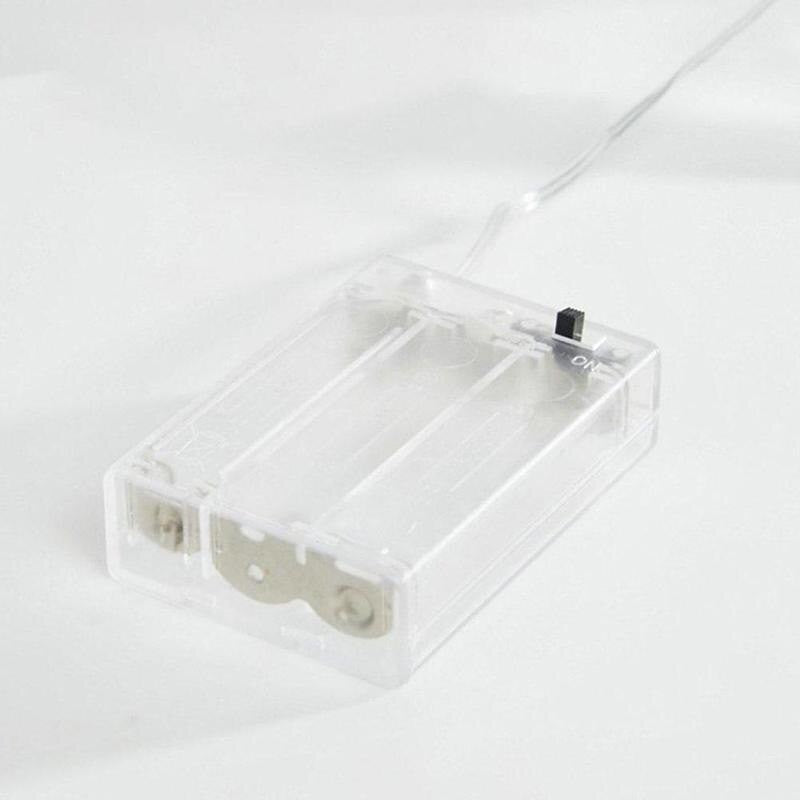 Instalatie Craciun cu baterii, 2 metri, 20 LED-uri tip fructe rosii, Alb Cald, Vivimall - vivimall.ro