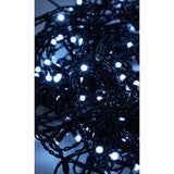 Instalatie Craciun Profesionala de Exterior IP65, 120 m, 2880 Led-uri Mari ,Franjuri, Alb rece, Flash, Alimentator, Interconectabila, Fir Negru Cauciucat, 220v, Vivimall - vivimall.ro