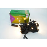 Instalatie Craciun Profesionala de Exterior IP65, 367 m, 3670 Led-uri Mari ,Liniara, Alb cald, Interconectabila, Prelungitor 1.5 m inclus, Fir Negru, Vivimall - vivimall.ro