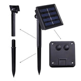 Instalatie Craciun, Tip Globuri de cristal, 100 Led-uri, 12 metri, Alb rece, Energie solara, Senzor de lumina, Vivimall - vivimall.ro