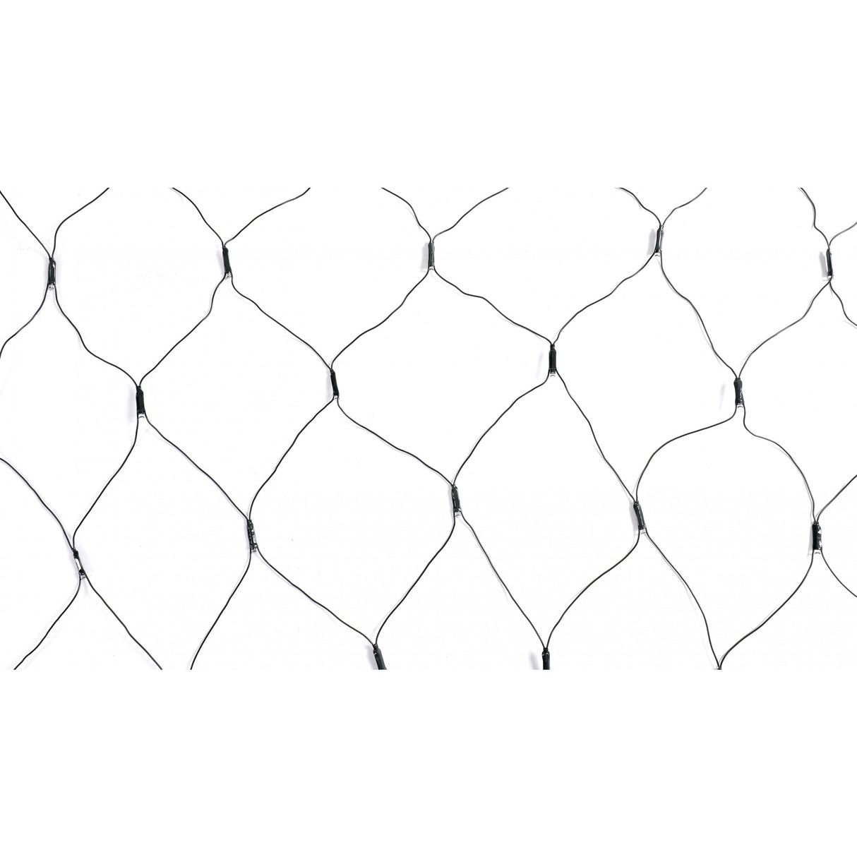 Instalatie Craciun tip plasa, cu transformator 31V, 1.5 m x 1.5 m, Alb Cald, 120 LED-uri V5, 8 jocuri de lumini, fir verde, Vivimall - vivimall.ro