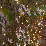 Instalatie Craciun Tip Turturi, IP44, 20 m, 572 Led-uri, Alb cald, 8 jocuri de lumini, 31V, Telecomanda inclusa, Interconectabila, Prelungitor 5 m inclus, Fir Cupru, Vivimall, Interior/Exterior - vivimall.ro