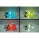 Instalatie de Craciun,20 metri,200 LED-uri,telecomanda 32 de functii,multicolor RGB,USB,tub luminos,interior/exterior,Vivimall - vivimall.ro