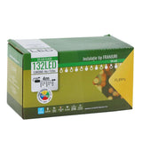 Instalatie de Craciun, Basic Flippy®, Tip Turturi / Franjuri cu Flash, 4 m, 132 LED-uri, Interconectabila, Multicolor - vivimall.ro