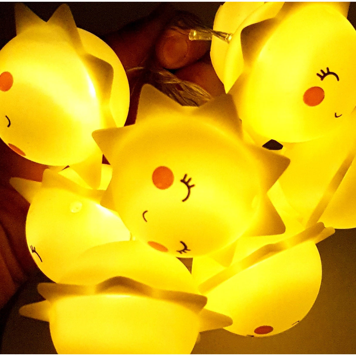 Instalatie de Craciun cu Baterii Tip Sir 1.5 m 10 LED -uri Soare Alb Cald - vivimall.ro