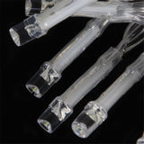 Instalatie de Craciun, Flippy®, Tip Franjuri, 3 m, 96 Leduri, Alb Cald, Interconectabila - vivimall.ro