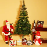 Instalatie de Craciun Flippy® Tip Liniara, 17 m, 200 LED-uri Hexagonale. Interconectabila, Alb Cald - vivimall.ro