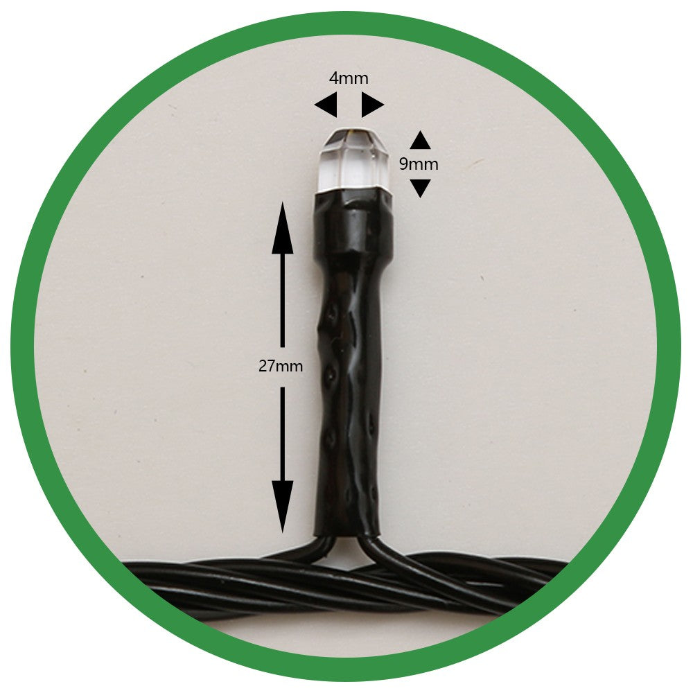 Instalatie de Craciun Flippy® Tip Liniara, 17 m, 200 LED-uri Hexagonale. Interconectabila, Alb Cald - vivimall.ro