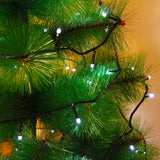 Instalatie de Craciun Flippy® Tip Liniara, 17 m, 200 LED-uri Hexagonale. Interconectabila, Alb Rece - vivimall.ro