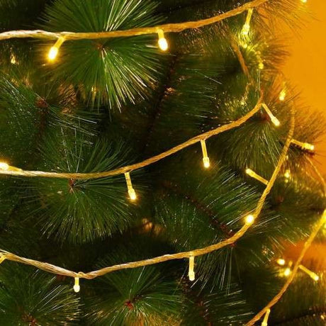 Instalatie de Craciun, Flippy®, Tip Liniara, 23 m, 320 LED-uri, Interconectabila, Alb Cald - vivimall.ro