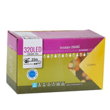 Instalatie de Craciun, Flippy®, Tip Liniara, 23 m, 320 LED-uri, Interconectabila, Albastru - vivimall.ro