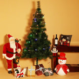 Instalatie de Craciun, Flippy®, Tip Liniara,  9 m, 40 LED-uri, Model Bulb, Interconectabila, Multicolor - vivimall.ro