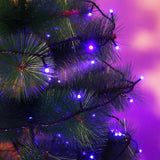 Instalatie De Craciun,, Tip Liniara, Fir Negru, 17 M, 200 Led-Uri, Interconectabila