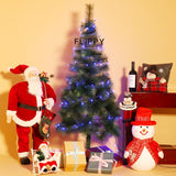 Instalatie De Craciun,, Tip Liniara, Fir Negru, 9 M, 100 Led -Uri, Interconectabila
