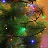 Instalatie De Craciun,, Tip Liniara, Fir Negru, 9 M, 100 Led -Uri, Interconectabila