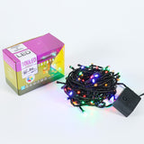 Instalatie De Craciun,, Tip Liniara, Fir Negru, 9 M, 100 Led -Uri, Interconectabila