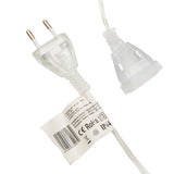 Instalatie de Craciun Flippy® Tip Perdea, 2 x 2 m, 240 LED-uri, Interconectabila, Alb Cald - vivimall.ro