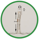 Instalatie de Craciun, Flippy®, Tip Perdea, 2 x 2 m, 240 LED-uri, Interconectabila, Multicolor - vivimall.ro