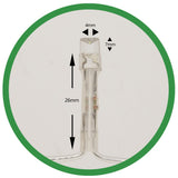 Instalatie de Craciun, Flippy®, Tip Plasa, 1.5 x 1.5 m, 120 LED-uri, Interconectabila, Alb Rece - vivimall.ro