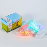 Instalatie de Craciun, Flippy®, Tip Plasa, 2 x 2 m, 160 LED-uri, Interconectabila, Multicolor - vivimall.ro