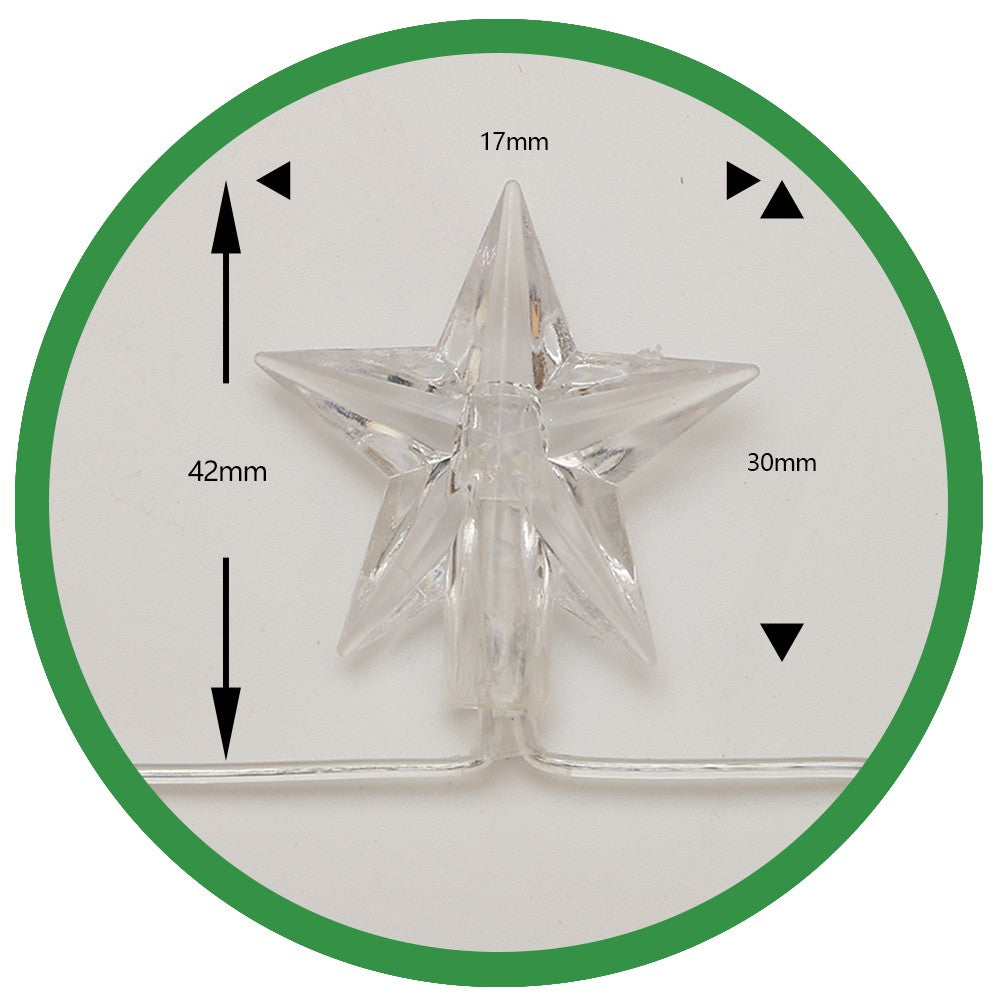 Instalatie de Craciun, Flippy®, Tip Plasa cu Stelute, 6 x 0.5 m, 160 LED-uri, Interconectabila, Multicolor - vivimall.ro