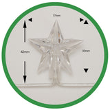 Instalatie de Craciun, Flippy®, Tip Plasa cu Stelute, 6 x 0.5 m, 160 LED-uri, Interconectabila, Multicolor - vivimall.ro