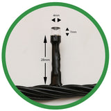 Instalatie De Craciun, Premium, Tip Liniara, 21 M, 300 Led-Uri, Interconectabila, Rece
