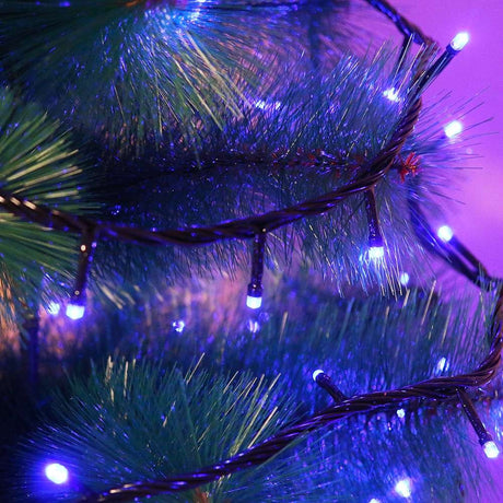 Instalatie de Craciun, Premium Flippy®, Tip Liniara, 21 m, 300 LED-uri, Interconectabila, Albastru - vivimall.ro