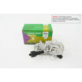 Sectiune Instalatie de Craciun Tip Liniar, 8 jocuri de lumini, Fir Transparent, 5 m, 50 LED -uri, Alb Rece, Nu contine Alimentator ! - vivimall.ro