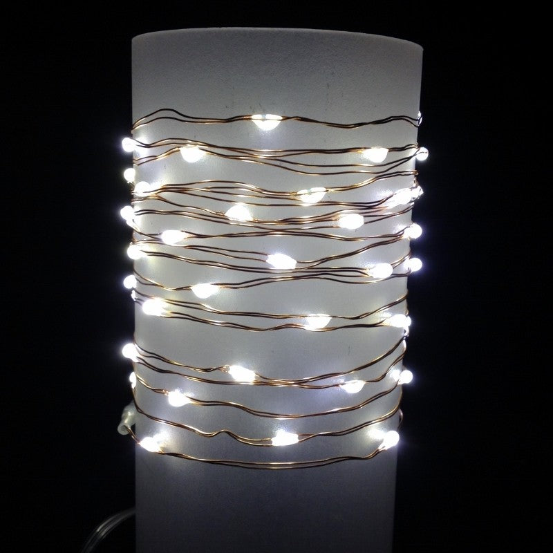 Instalatie Liniara De Craciun, 25 M, 250 Led-Uri, Rece, 8 Jocuri De Lumini, Transformator, Interconectabila, Prelungitor 5 M Inclus, Fir Cupru