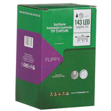 Instalatie Solara Craciun Turturi, IP44, 5 m, 143 Led-uri, Perdea Franjurata, alb rece, 8 jocuri de lumini, cu Telecomanda, 31V, 250 mAh, Acumulator de 1200 mAh, Exterior, Prelungitor 5 m inclus, Fir Alb, Vivimall - vivimall.ro