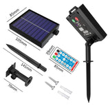 Cutie ambalaj instalație solară Crăciun turturi 143 LED, telecomandă și prelungitor incluse