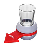 Joc de baut Drink Spin Vivimall, 10.3 x 11.5 cm, Pahar de Shot din Sticla, gri - vivimall.ro