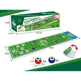 Joc Interactiv, Vivimall, Covor de Fotbal 90 x 20 cm, 1-4 Jucatori, +5 Ani, 6 Mingi Incluse, Verde - vivimall.ro