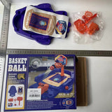 Joc de Masa Mini Baschet Interactiv pentru Copii, Vivimall, Mingi Incluse, 25.5x19.5x13.5 cm, Mov - vivimall.ro