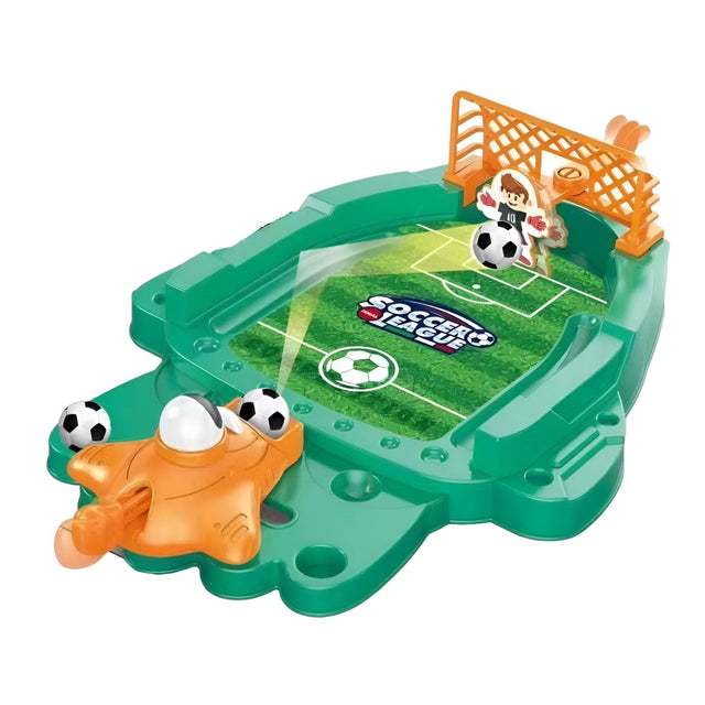 Joc de Masa Mini Fotbal Interactiv pentru Copii, Vivimall, Board Game, Mingi si Figurine Incluse, 30x19.5x6.8 cm, Multicolor - vivimall.ro