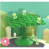 Joc Interactiv, Vivimall, Broaste in Echilibru, +3 Ani, din Plastic, 50 de Pioni, Placa de Echilibru, Roata cu Pedepse, Zar, 14 x 7 x 14 cm, Verde - vivimall.ro